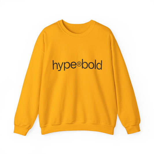 HYPE®BOLD-Gold-Unisex Heavy Blend™ Crewneck Sweatshirt