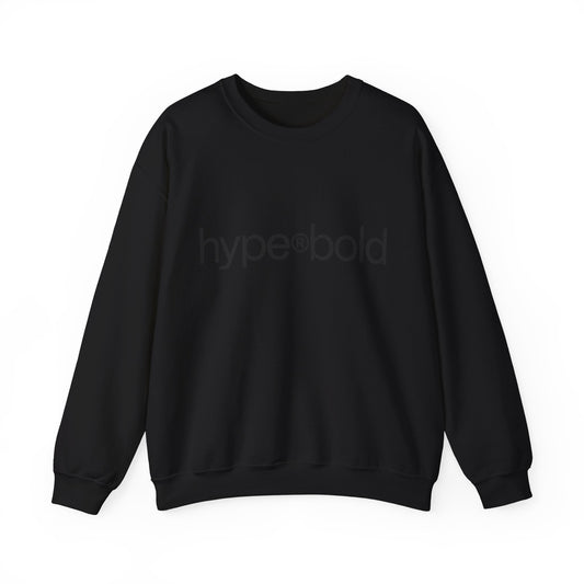 HYPE®BOLD-Black-Unisex Heavy Blend™ Crewneck Sweatshirt