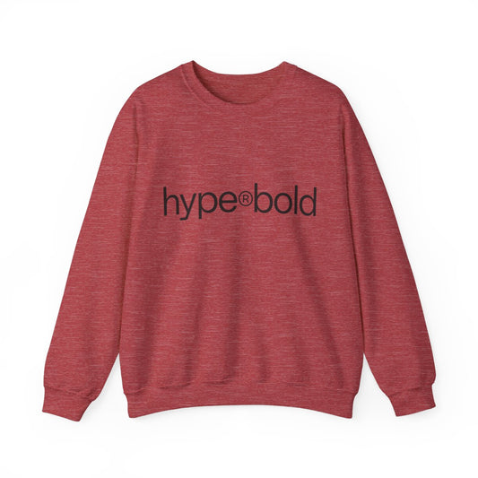 HYPE®BOLD-Scarlet-Unisex Heavy Blend™ Crewneck Sweatshirt