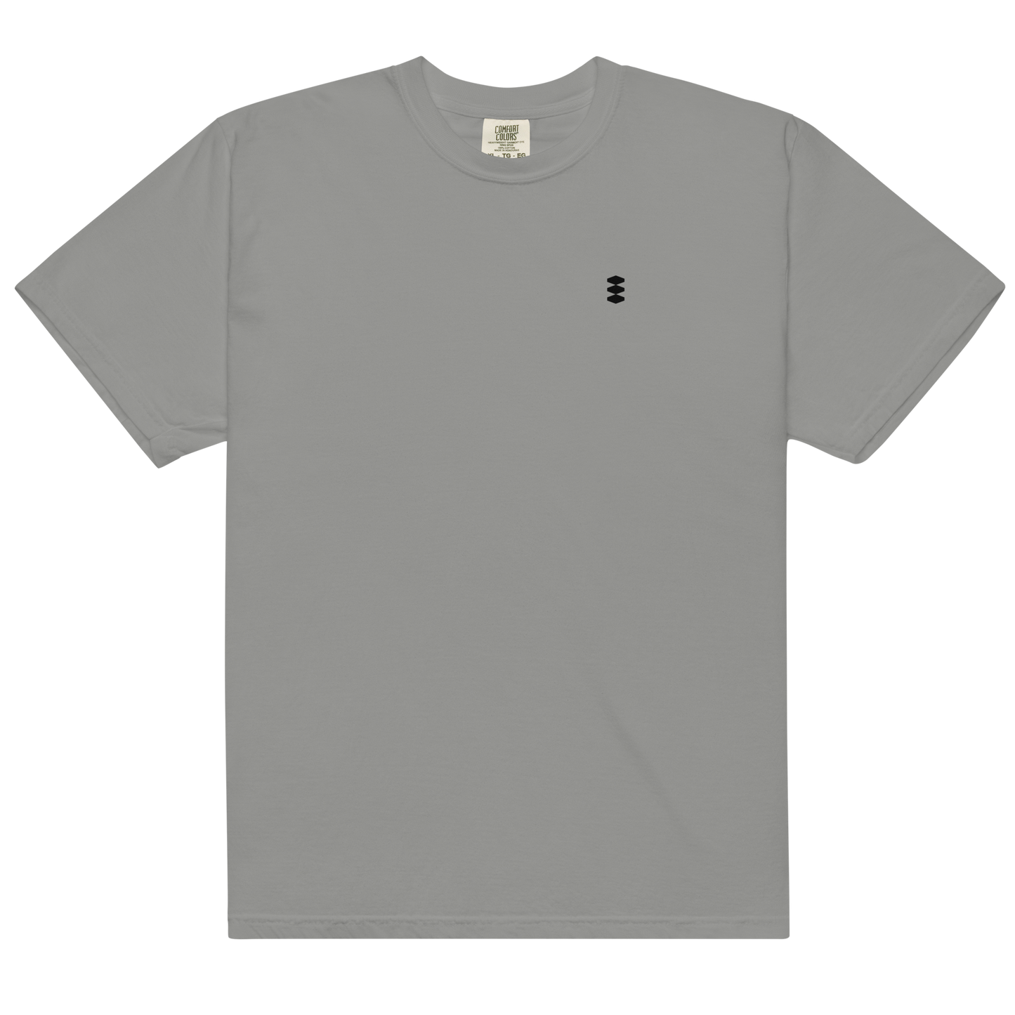 T-shirt épais unisexe teint en pièce