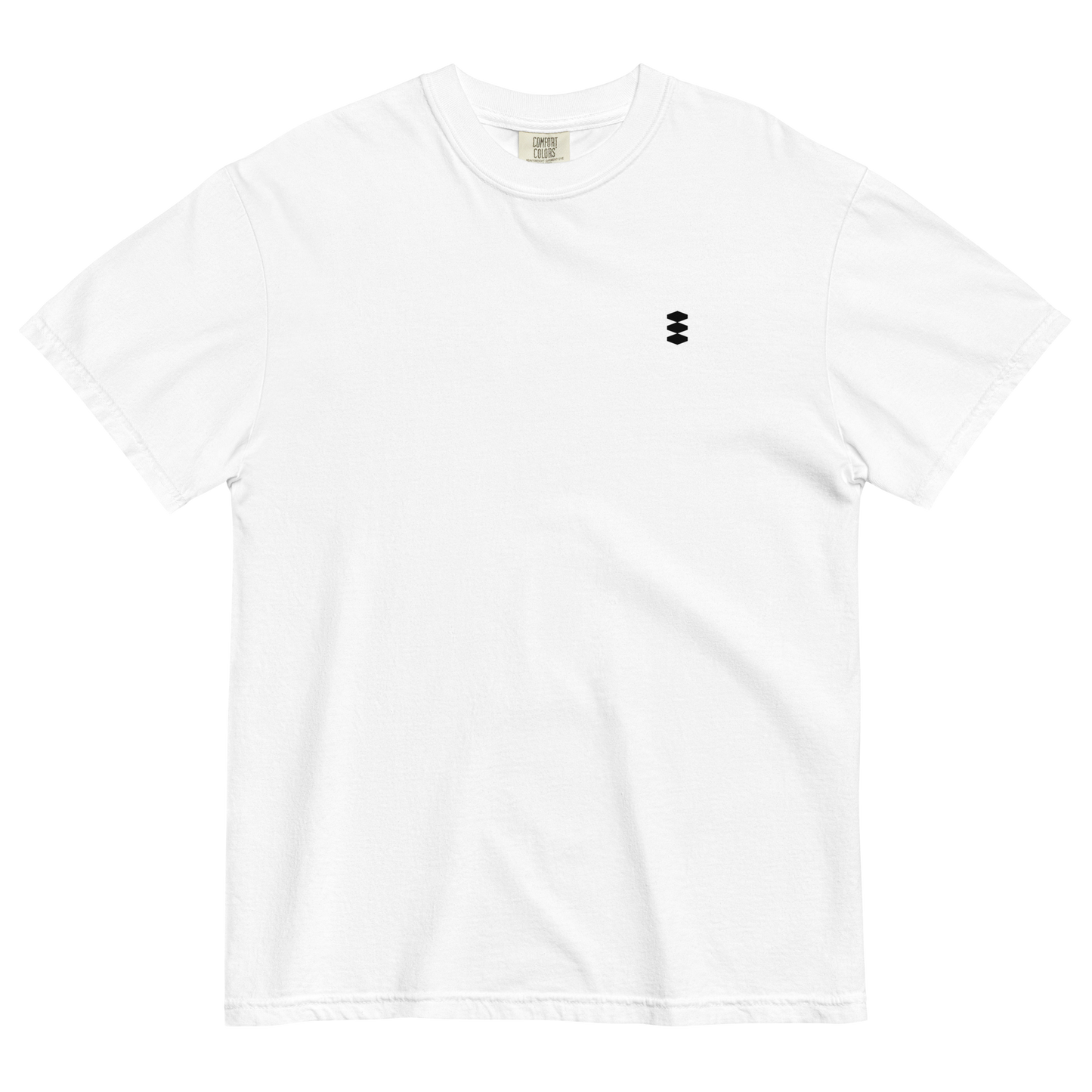 T-shirt épais unisexe teint en pièce