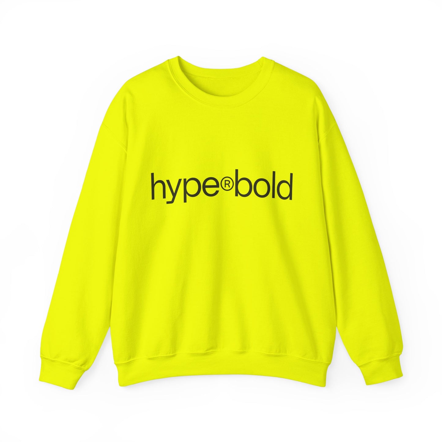 HYPE®BOLD-Black-Unisex Heavy Blend™ Crewneck Sweatshirt