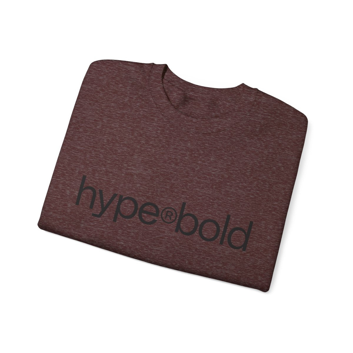 HYPE®BOLD-Maroon-Unisex Heavy Blend™ Crewneck Sweatshirt