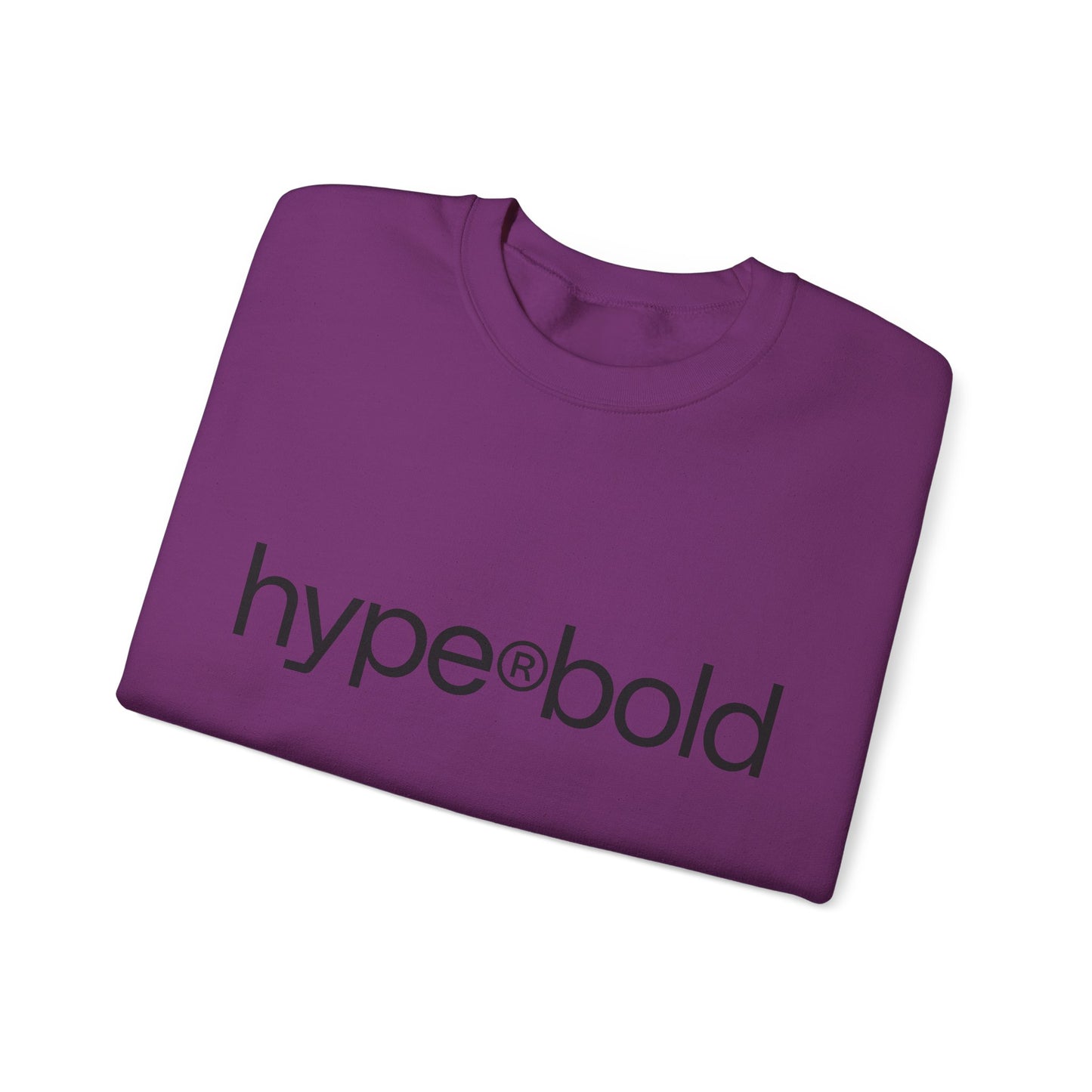 HYPE®BOLD-Plum-Unisex Heavy Blend™ Crewneck Sweatshirt