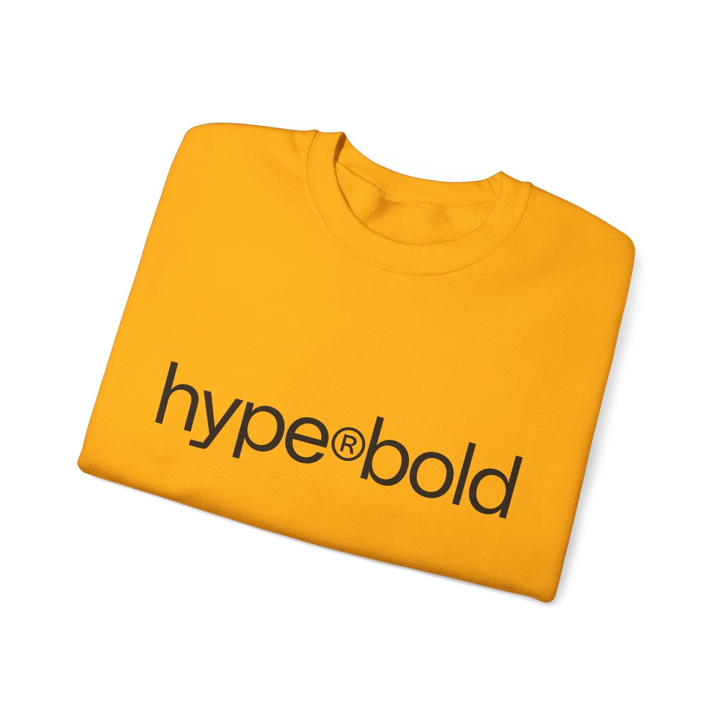 HYPE®BOLD-Gold-Unisex Heavy Blend™ Crewneck Sweatshirt