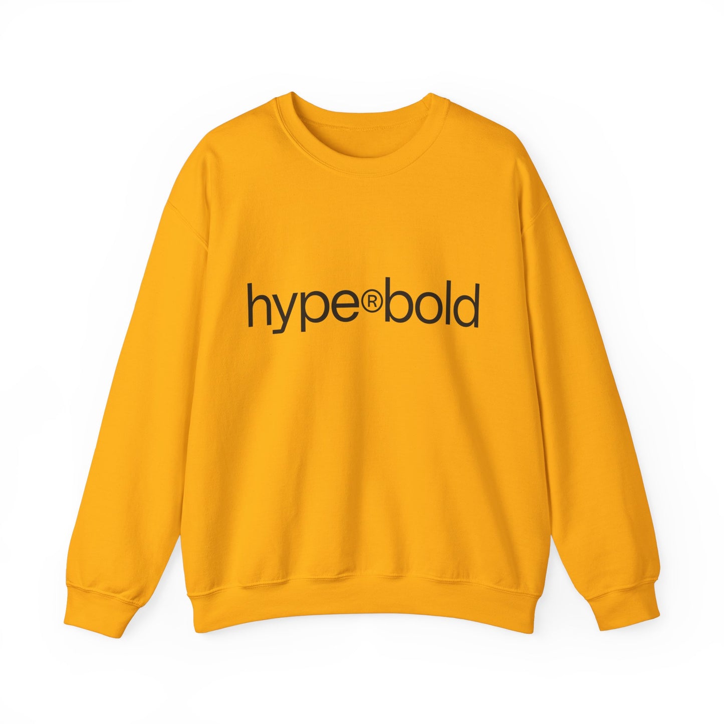 HYPE®BOLD-Gold-Unisex Heavy Blend™ Crewneck Sweatshirt