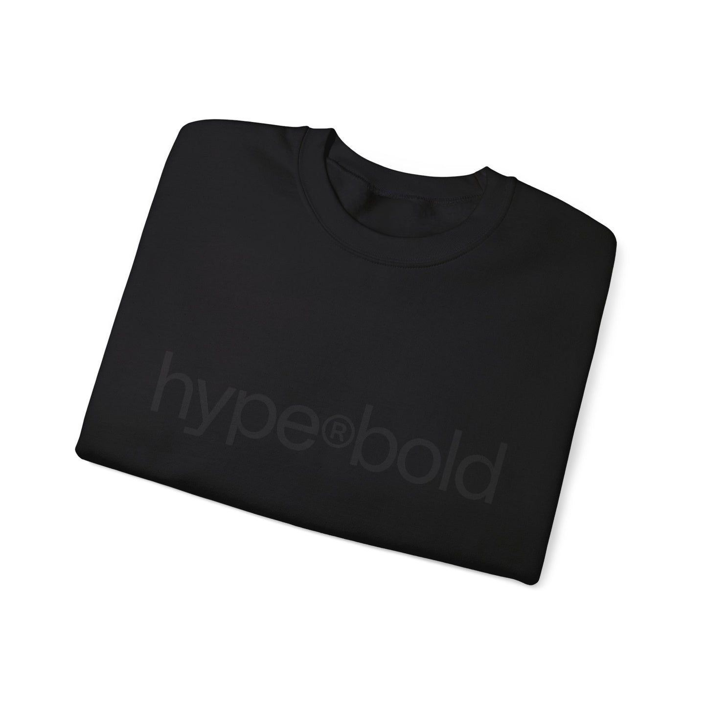 HYPE®BOLD-Black-Unisex Heavy Blend™ Crewneck Sweatshirt