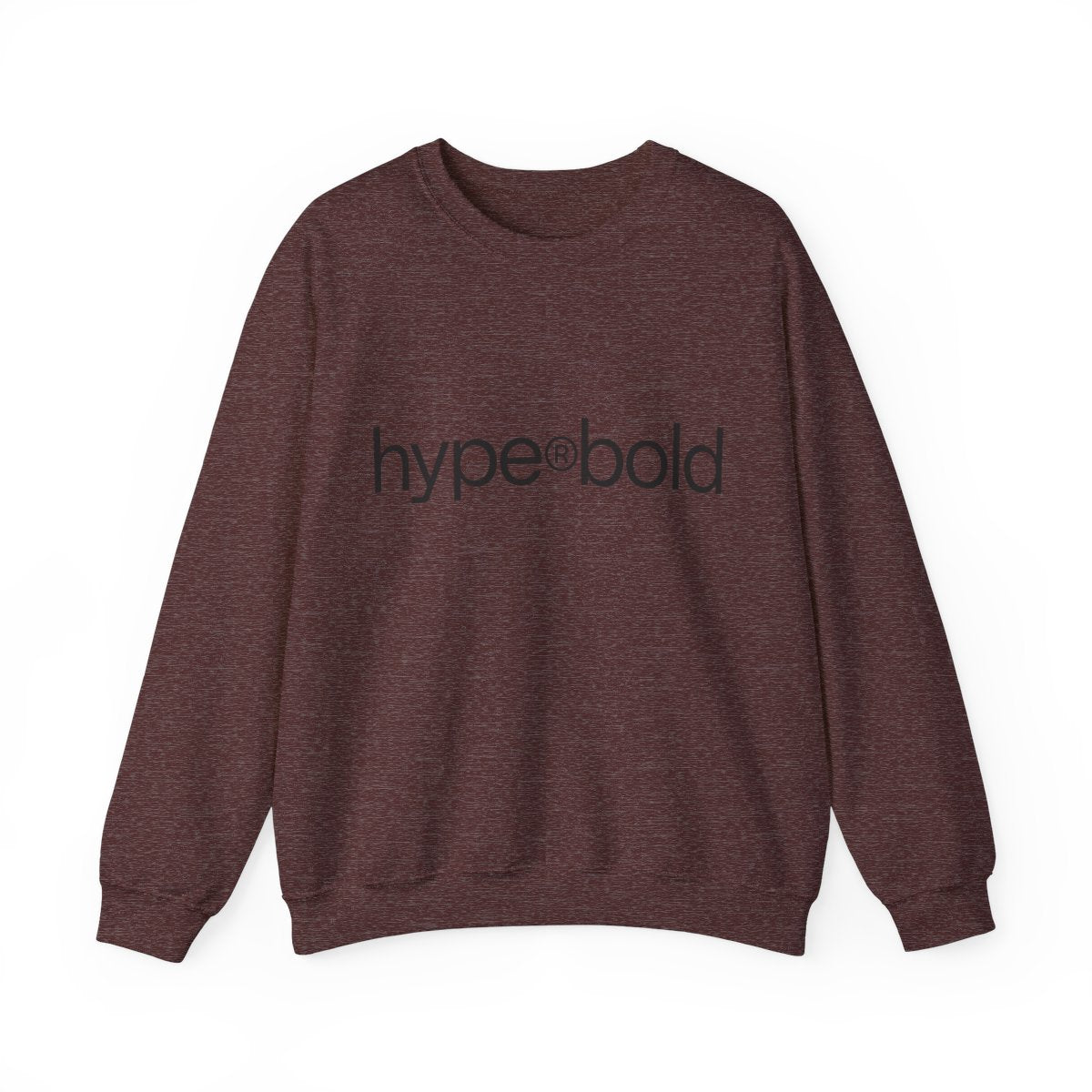 HYPE®BOLD-Maroon-Unisex Heavy Blend™ Crewneck Sweatshirt