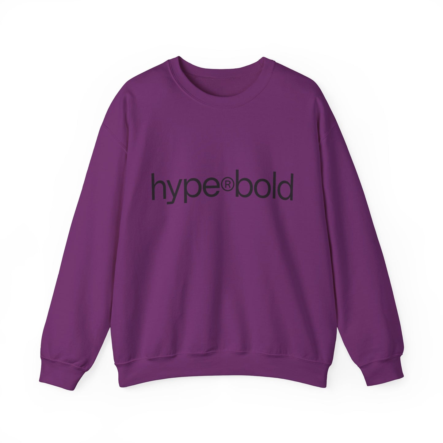 HYPE®BOLD-Plum-Unisex Heavy Blend™ Crewneck Sweatshirt